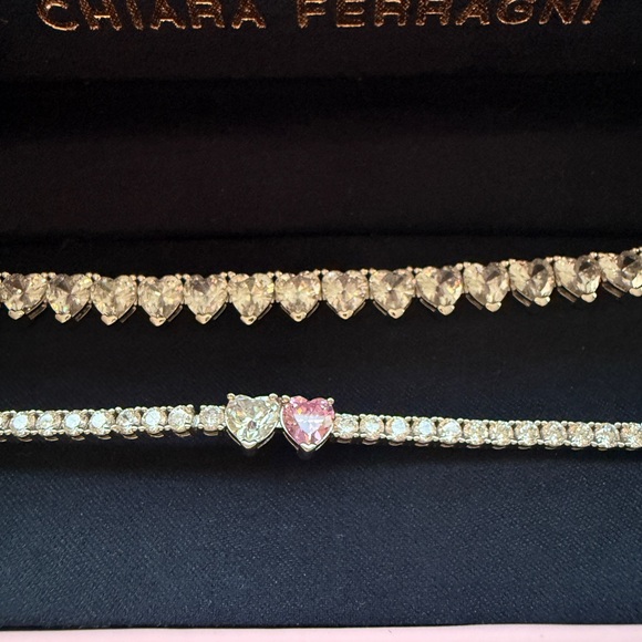 Chiara Ferragni Silver and Pink Bracelet Set - Picture 3 of 4